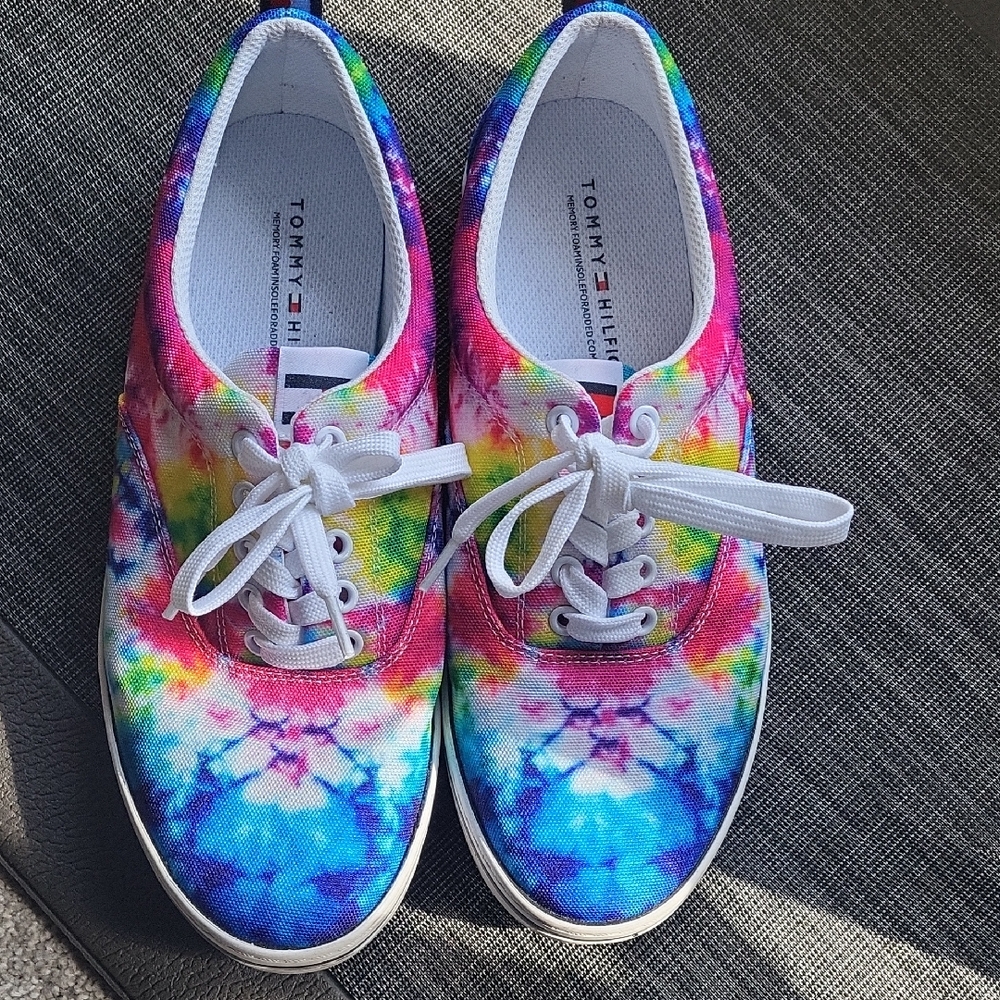 Tommy Hilfiger Tie Dye Deck Shoes